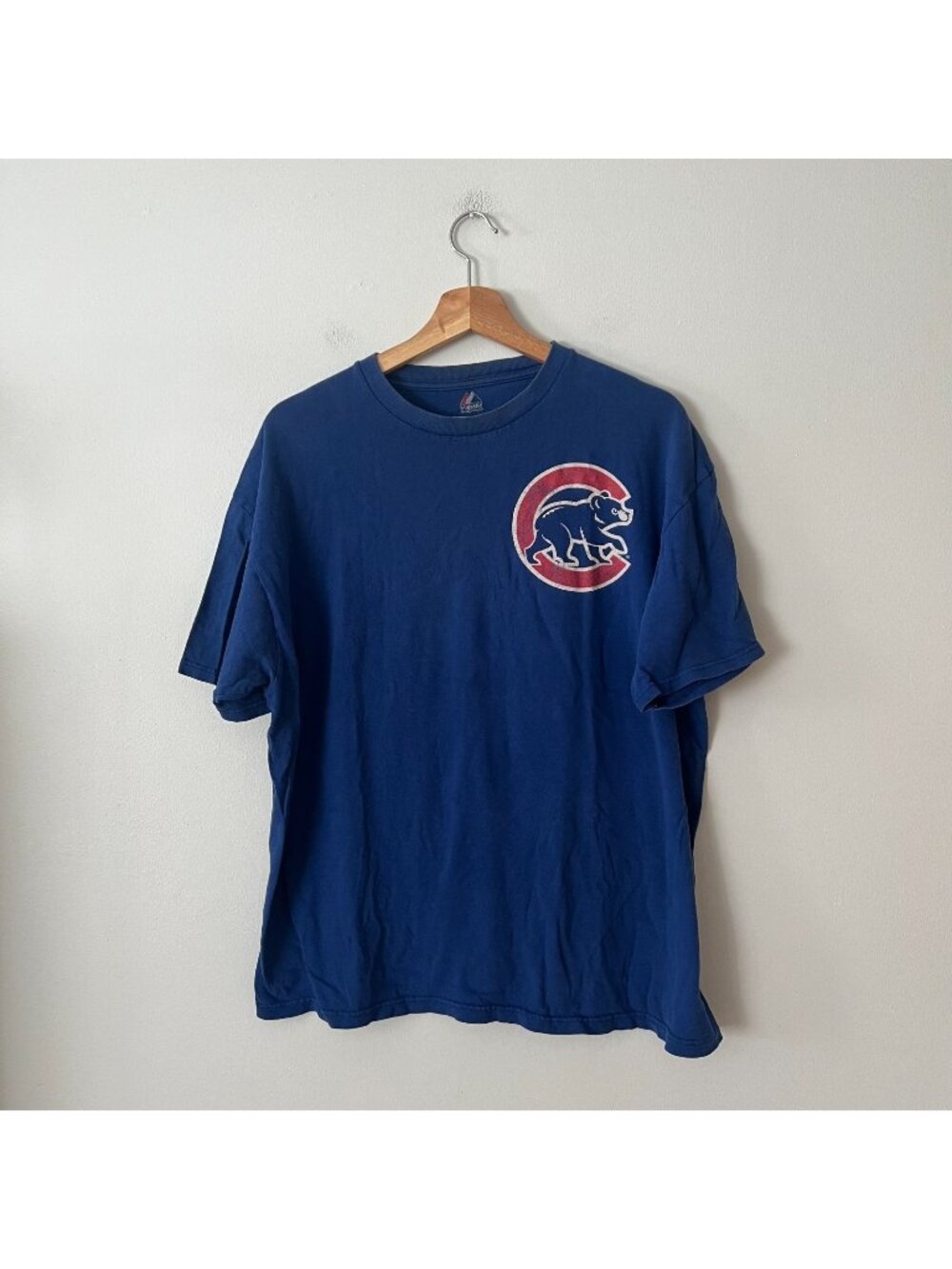 VTG Majestic MLB Chicago Cubs Anthony Rizzo #44 T-Shirt Men's Size XL